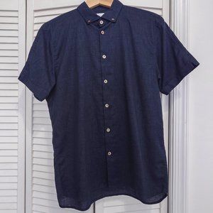 Re Made Hemp Linen Button Down Short Sleeve Shirt